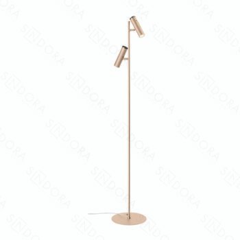 Coluna Articulada 25x143cm Metal Dourado e Acrílico - Sindora DCD01833