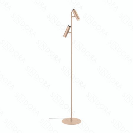 Coluna Articulada 25x143cm Metal Dourado e Acrílico - Sindora DCD01833