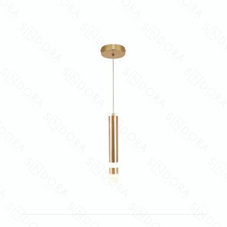 Pendente Metal Dourado e Acrílico 4×27CM – Sindora DCD02210