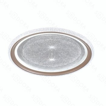 Plafon Led Metal Dourado e Acrílico 43X8CM DCX02345