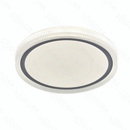 Plafon Led Metal Cromado e Acrílico 49x7cm – Sindora DCX02348