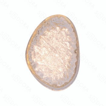 Arandela Metal Dourado e Acrilico 25X17X10CM- Sindora QB05194