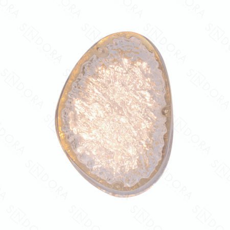 Arandela Metal Dourado e Acrilico 25X17X10CM- Sindora QB05194