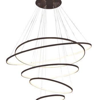 Pendente Alumínio Preto e Silicone 40×60×80×100×120CM – Sindora DCD015071