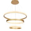 Pendente Alumínio Dourado Fosco 40×60×80CM – Sindora DCD015073