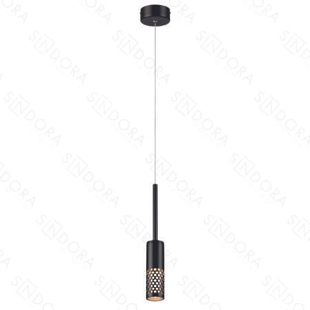 Pendente Metal Preto e Acrílico 5×16,5×19CM – Sindora DCD01807