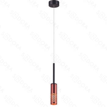 Pendente Metal Marrom e Acrílico 5×16,5×19CM – Sindora DCD01808