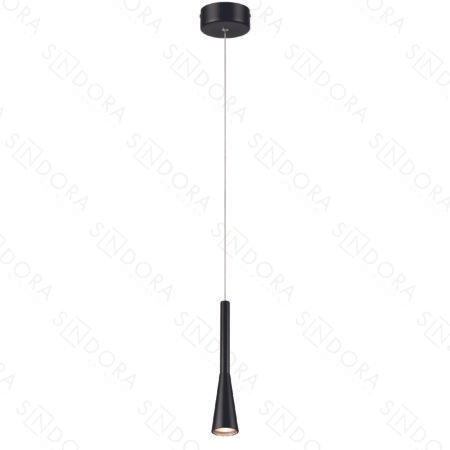 Pendente Metal Preto e Acrílico 5×28CM – Sindora DCD01811