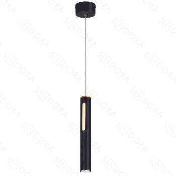 Pendente em Metal Preto e Acrílico 32,5x4CM - Sindora DCD01821