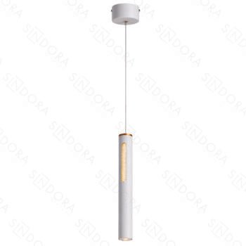 Pendente em Metal Branco e Acrílico 32,5x4CM - Sindora DCD01822