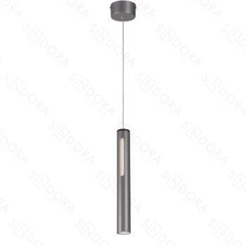 Pendente em Metal Cinza e Acrílico 32,5x4CM - Sindora DCD01823