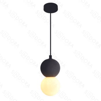 Pendente em Metal e Concreto 10x20CM - Sindora DCD02614