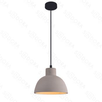 Pendente em Metal e Concreto 21x17CM - Sindora DCD02636