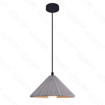 Pendente em Metal e Concreto 25x16CM - Sindora DCD02637