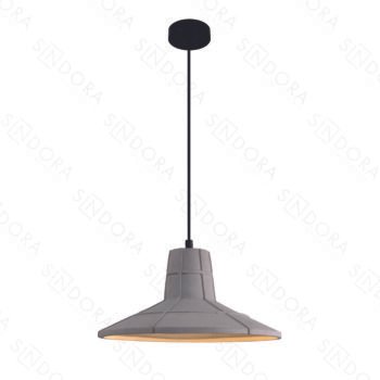 Pendente em Metal e Concreto 32x16CM - Sindora DCD02639