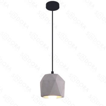 Pendente em Metal e Concreto 13x12CM - Sindora DCD02643