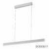Pendente Alumínio Branco e Acrílico 100x3,5x200CM – Sindora DCD03017