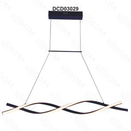 Pendente Alumínio Preto e Silicone 100CM – Sindora DCD03029