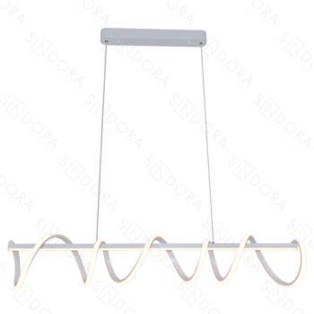 Pendente Alumínio Branco e Silicone 120×18CM – Sindora DCD03070 