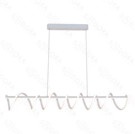 Pendente Alumínio Branco e Silicone 100×18CM – Sindora DCD03187