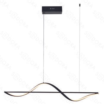 Pendente Alumínio Preto e Silicone 120CM – Sindora DCD03215