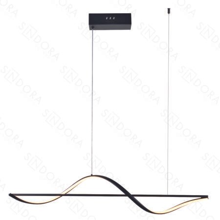 Pendente Alumínio Preto e Silicone 120CM – Sindora DCD03215