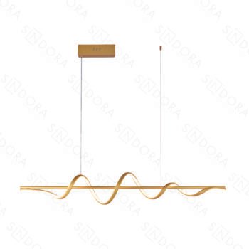 Pendente Alumínio Dourado e Silicone 100CM – Sindora DCD03248