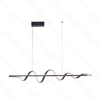 Pendente Alumínio Preto e Silicone 100CM – Sindora DCD03249