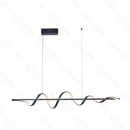Pendente Alumínio Preto e Silicone 100CM – Sindora DCD03249