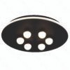 Pendente Metal Preto e Acrílico 40×40×8,5CM – Sindora DCX01805