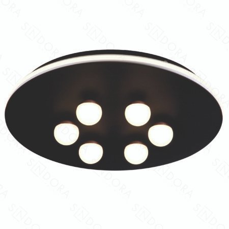 Pendente Metal Preto e Acrílico 40×40×8,5CM – Sindora DCX01805