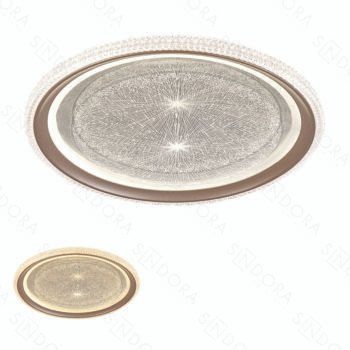Plafon Metal Branco e Acrílico 30CM – Sindora DCX02340