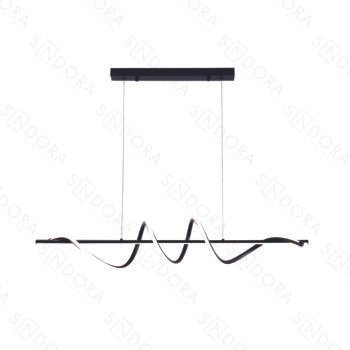Pendente Metal Preto e Silicone 100x16,5x16,5CM – Sindora QD05318