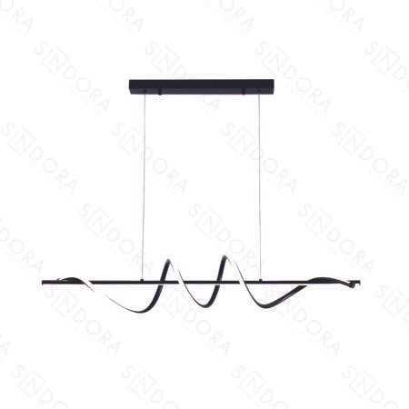 Pendente Metal Preto e Silicone 100x16,5x16,5CM – Sindora QD05318