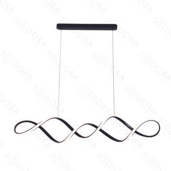 Pendente Metal Preto e Silicone 100x22x22CM – Sindora QD05320