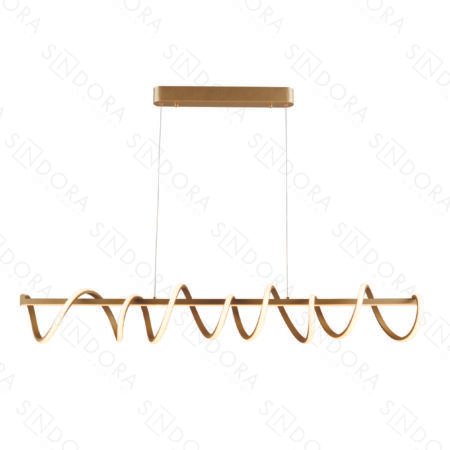 Pendente Metal Dourado e Silicone 120CM – Sindora QD05368