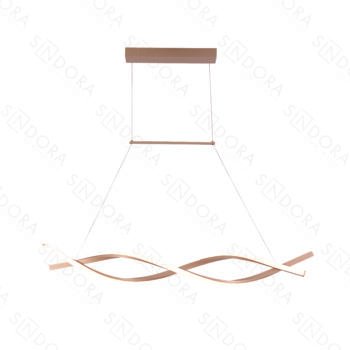 Pendente Metal Dourado e Silicone 100CM – Sindora QD05371