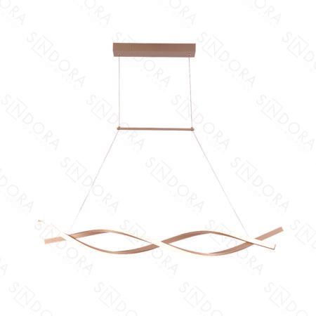 Pendente Metal Dourado e Silicone 100CM – Sindora QD05371