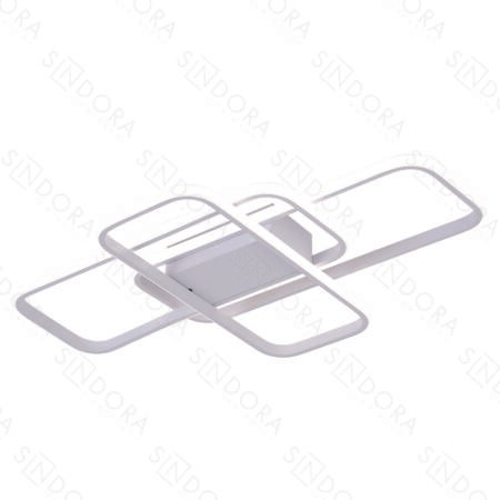 Plafon Alumínio Branco e Silicone 70×45CM – Sindora QX05325