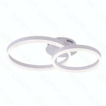 Plafon Alumínio Branco e Acrílico 30×40CM – Sindora QX05328