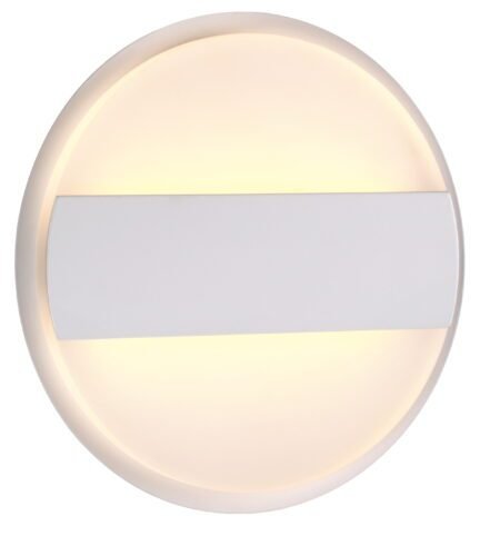 Arandela Redonda LED Metal + Acrílico 15×A4CM – Sindora DCB01121