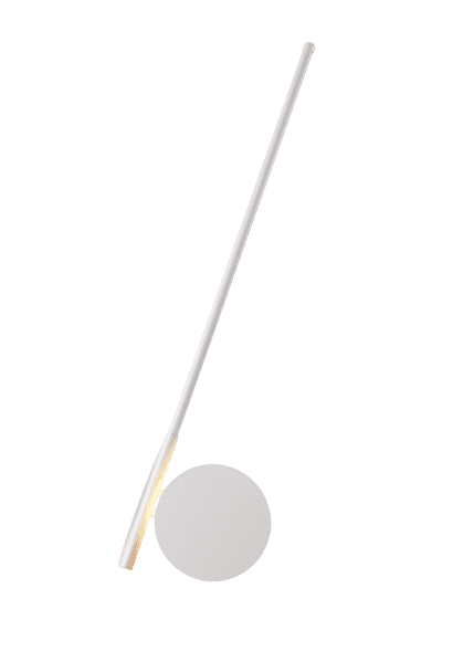 Arandela Metal Branco Acrílico 19×60cm - Sindora DCB01126