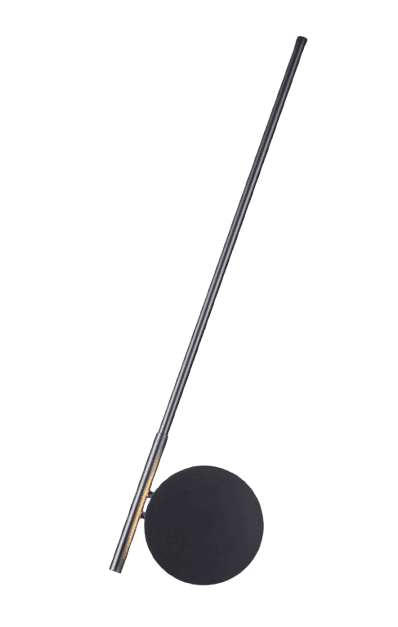Arandela Metal Preto Acrílico 19×60cm - Sindora DCB01127