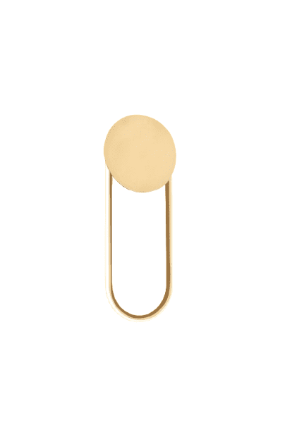 Arandela Metal Dourado Acrílico Fosco 46×18cm - Sindora DCB01607