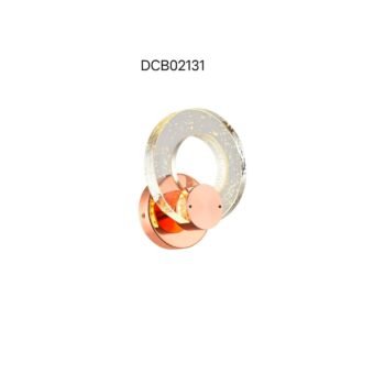 Arandela Metal Rose e Cristal 15×15 cm – Sindora DCB02131