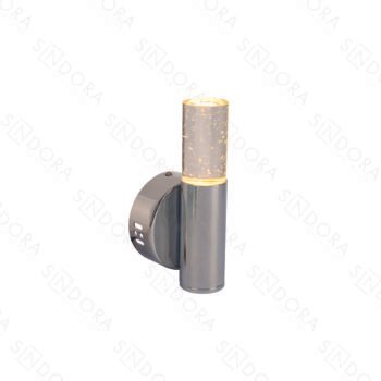 Arandela Metal Cromado e Cristal 10×20 cm – Sindora DCB02225