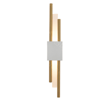 Arandela Metal Dourado + Acrílico 8×49CM - Sindora DCB02886