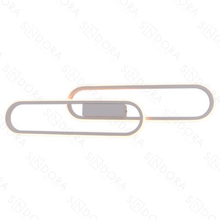 Arandela Metal Branco + Silicone 12×60CM – Sindora DCB03033