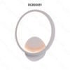 Arandela Metal Branco e Silicone 25×22 cm – Sindora DCB03051