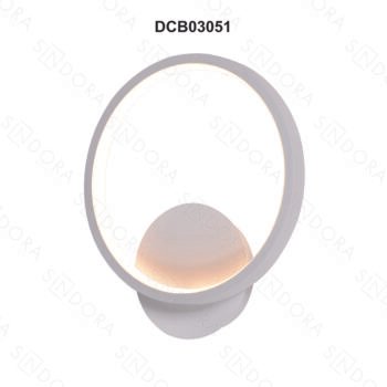 Arandela Metal Branco e Silicone 25×22 cm – Sindora DCB03051